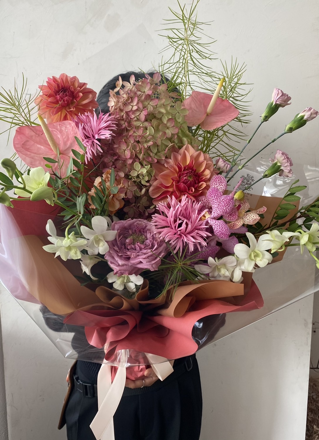 IJ:Mothers day色や雰囲気リクエストフレッシュブーケ¥8,800